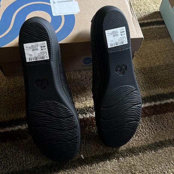 CLOUDSTEPPERS by Clarks Slip-On Ayla Form Loafers Black Textile - Picture 3 of 6